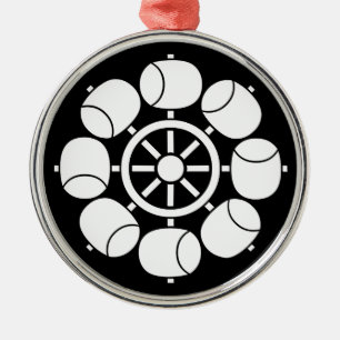 Ornamento De Metal roda d'água com oito raios