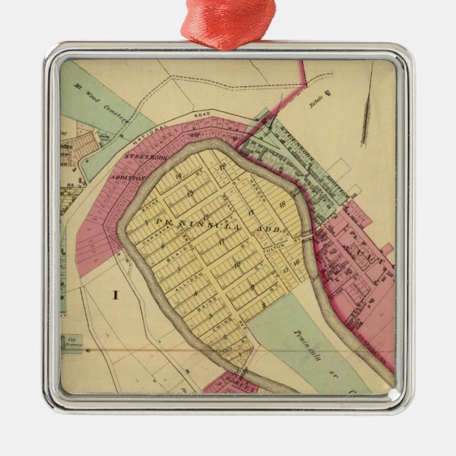 Ornamento De Metal Roda norte (Frente)