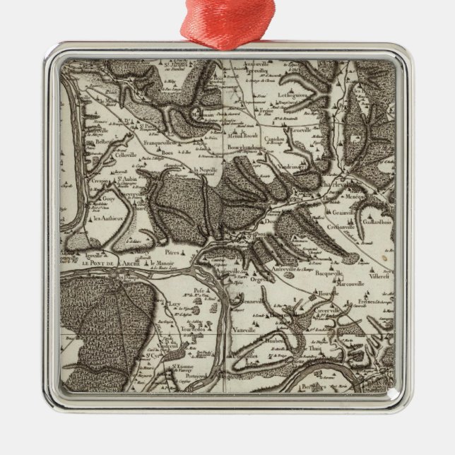 Ornamento De Metal Rouen (Frente)