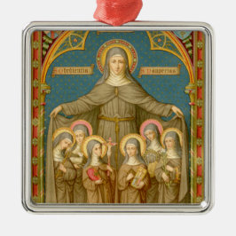 Ornamento De Metal Rua. Clare de Assisi & Nuns (SAU 27)