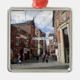 Ornamento De Metal Rua de Mathew em Liverpool