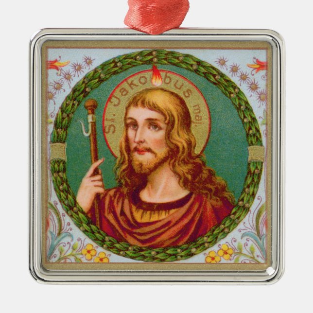 Ornamento De Metal Rua. James o Grande (JMAS 04) (Frente)