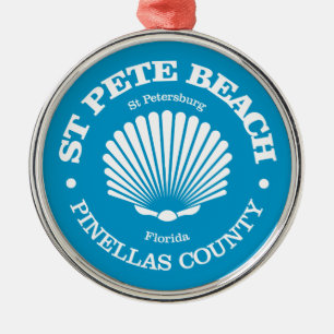 Ornamento De Metal Rua Pete Beach (concha)