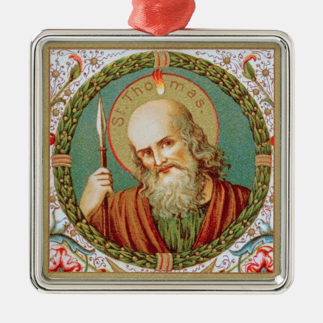 Ornamento De Metal Rua. Thomas the Apostle (JMAS 12) (Frente)