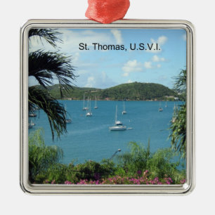 Ornamento De Metal Rua. Vista de Thomas Harbor