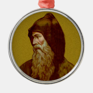 Ornamento De Metal Ruas. Cyril the Monk (M 002)