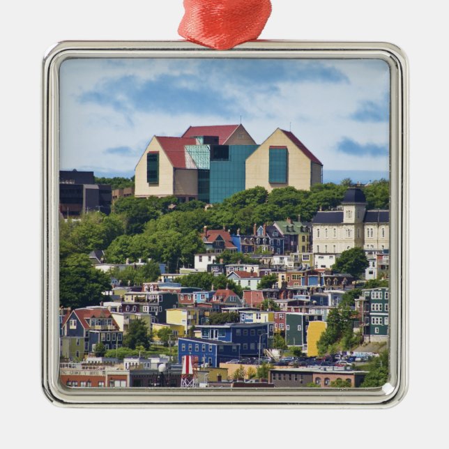 Ornamento De Metal Ruas. John's, Newfoundland, Canada, o 2 (Frente)