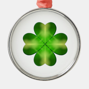Ornamento De Metal Ruas, o histórico de Shamrock do Dia de Patrick