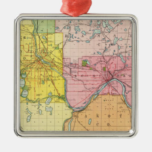 Ornamento De Metal Ruas. Paul, Minneapolis, Minnesota