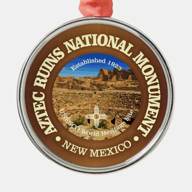 Ornamento De Metal Ruínas Asttec (NM) (Frente)