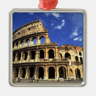 Ornamento De Metal Ruínas famosas do Coliseu em Roma Itália