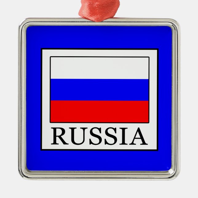 Ornamento De Metal Rússia (Frente)