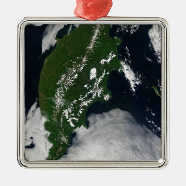 Ornamento De Metal Rússia Kamchatka — Península (Frente)