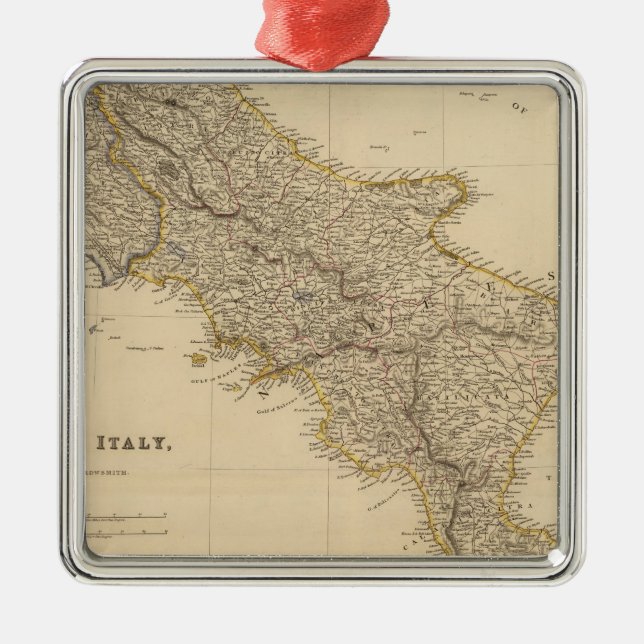 Ornamento De Metal S Italia (Frente)