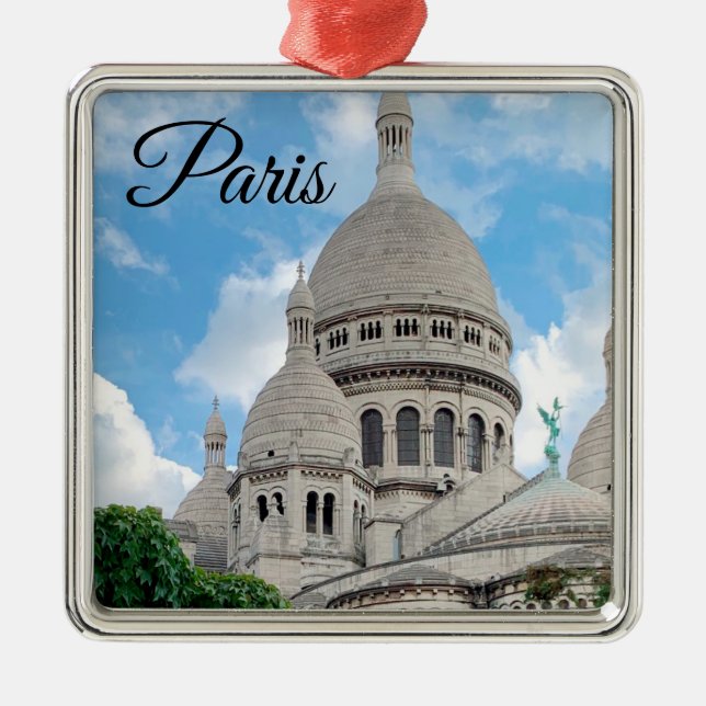 Ornamento De Metal Sacré-Coeur Basilica (Frente)