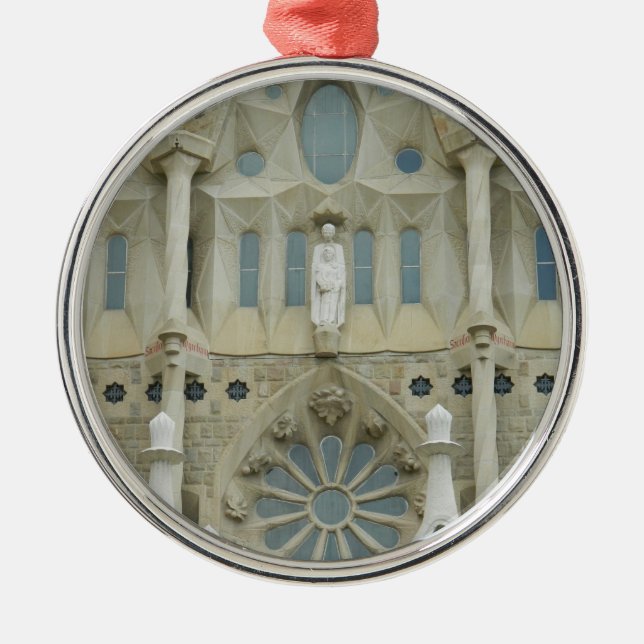 Ornamento De Metal Sagrada Familia, Barcelona (Frente)