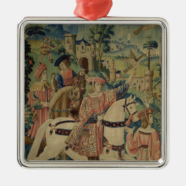 Ornamento De Metal Sair para a caça (Frente)