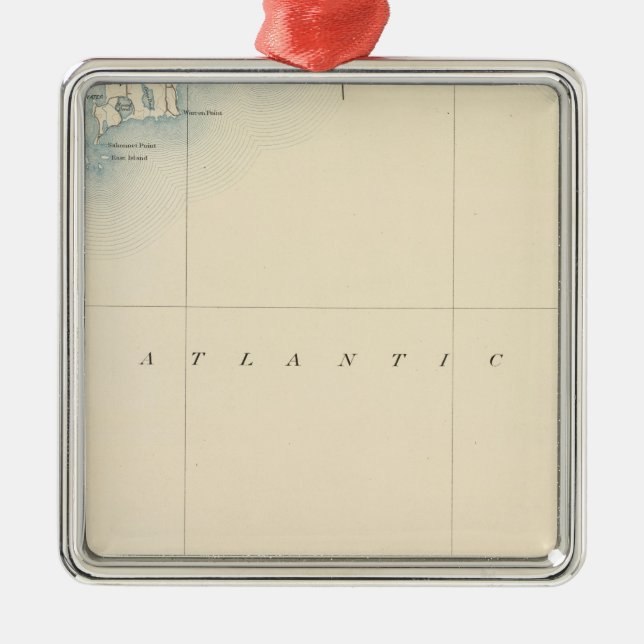 Ornamento De Metal Sakonnet, Massachusetts (Frente)