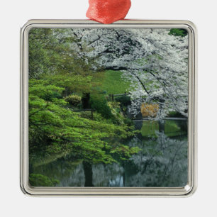 Ornamento De Metal Sakura, Koishikawa Koraku-en Garden, Tóquio,