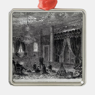 Ornamento De Metal Sala do leste da casa branca durante o civil