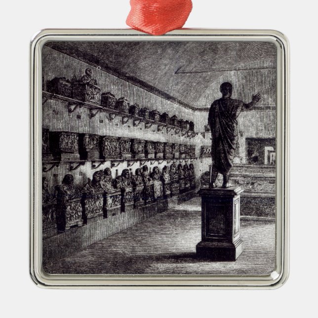 Ornamento De Metal Salão do Arringatore, museu de Etruscan (Frente)