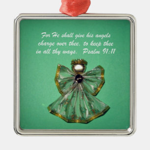 Ornamento De Metal Salmo 91:11
