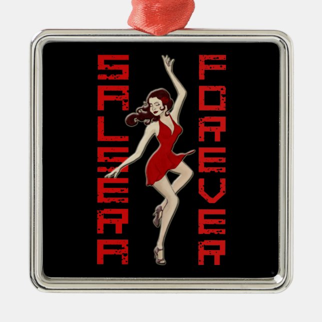 ORNAMENTO DE METAL SALSERA PARA SEMPRE (Frente)