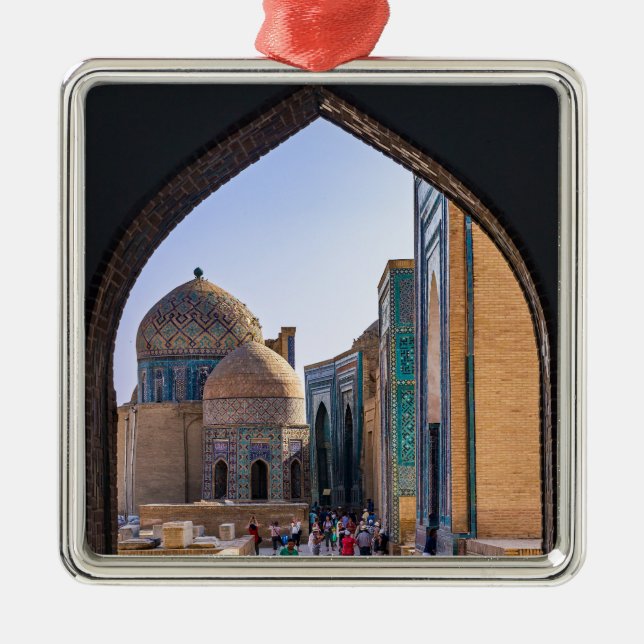 Ornamento De Metal Samarkand, Usbequistão - Necrópolis de Shah-i-Zind (Frente)