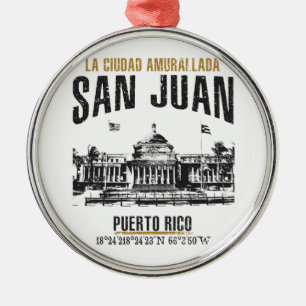 Ornamento De Metal San Juan