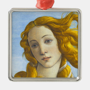 Ornamento De Metal Sandro Botticelli - Nascimento do Detalhe de Vênu