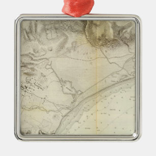 Ornamento De Metal Santa Barbara, Calif