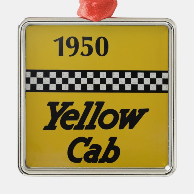 Ornamento De Metal Santa Rosa, New mexico, os Estados Unidos. Yello (Frente)