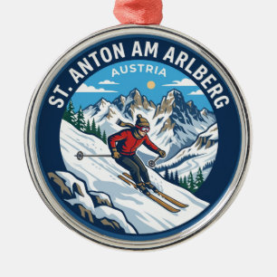 Ornamento De Metal Santo Antônio em Arlberg Áustria