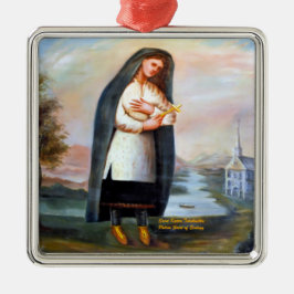 Ornamento De Metal Santo Kateri Tekakwita