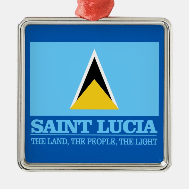 Ornamento De Metal Santo Lucia (Frente)