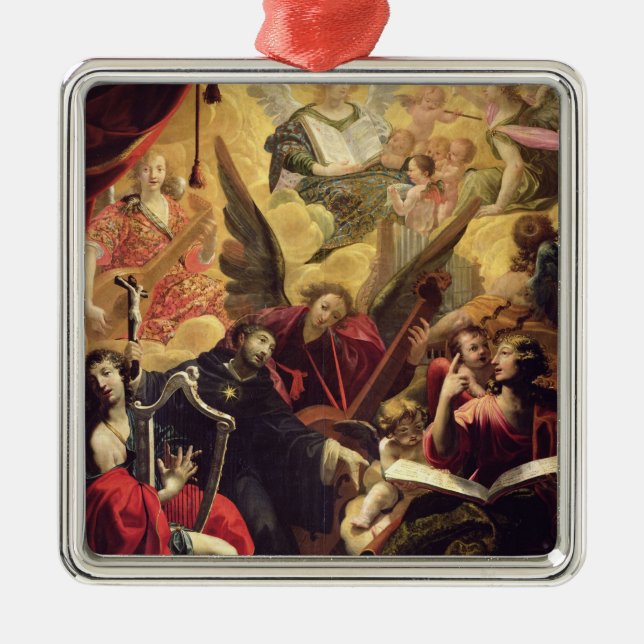 Ornamento De Metal São Nicolau de Tolentino (Frente)