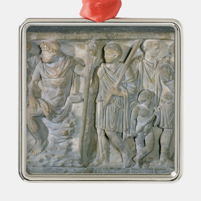 Ornamento De Metal Sarcófago (Frente)