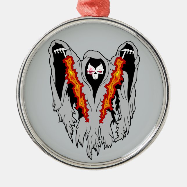 Ornamento De Metal Sargento Spooky AC-130 (Frente)