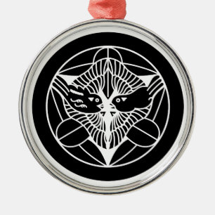 Ornamento De Metal Sasa da família Uesugi