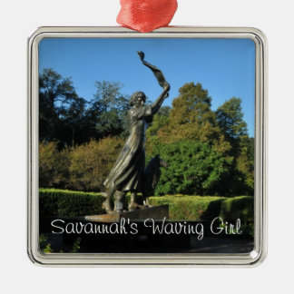 Ornamento De Metal Savannah's Waving Girl