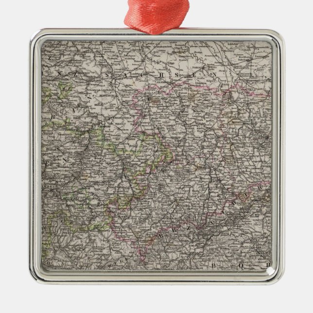 Ornamento De Metal Saxony, Thuringen e países vizinhos (Frente)