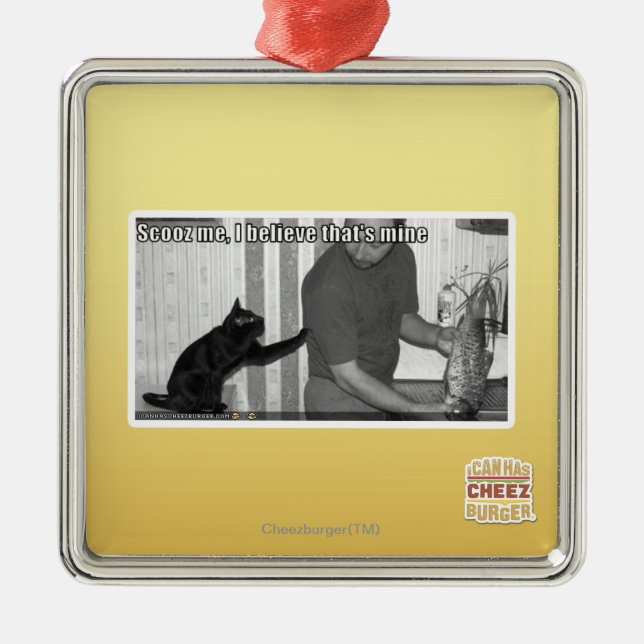 Ornamento De Metal Scooz me, acredito que é meu (Frente)