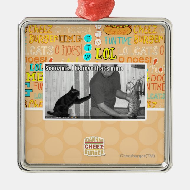 Ornamento De Metal Scooz mim, eu acredito que é meu (Frente)