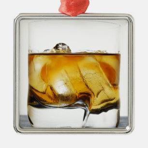 Ornamento De Metal Scotch On The Rocks