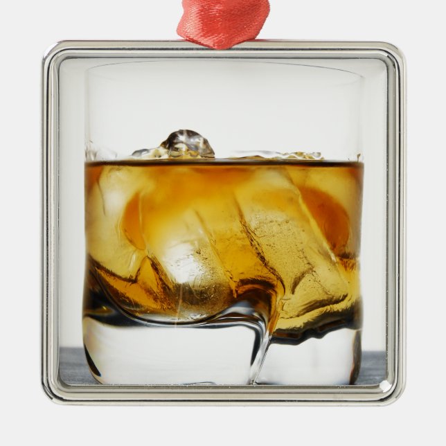 Ornamento De Metal Scotch On The Rocks (Frente)
