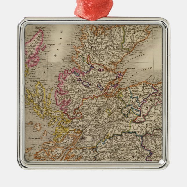 Ornamento De Metal Scotland 12 (Frente)