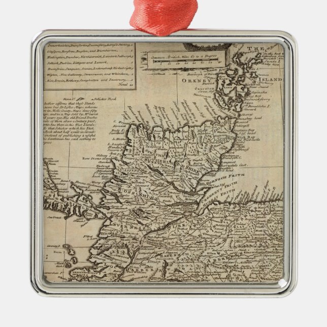 Ornamento De Metal Scotland e norte Grâ Bretanha (Frente)