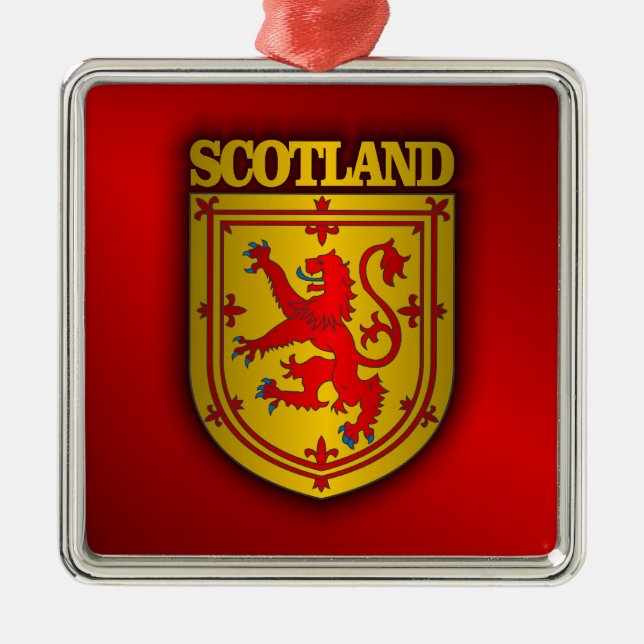Ornamento De Metal Scotland Lesser Arms (Frente)