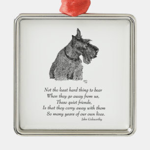 Ornamento De Metal Scottie Keepsaame Ornament