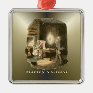 Ornamento De Metal Scrooge do Natal - uma canção de natal do Natal